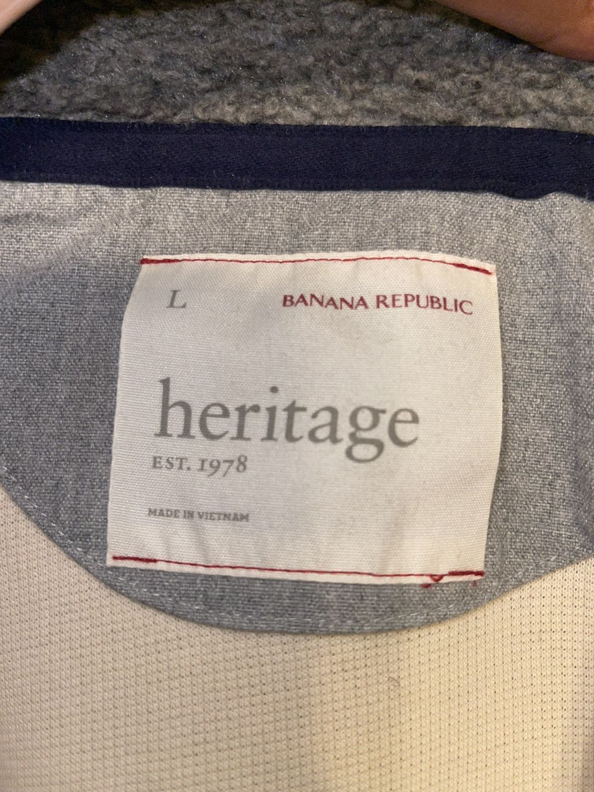 Banana Republic Men’s Banana Republic quarter zip up sweater Size US L / EU 52-54 / 3 - 6 Thumbnail