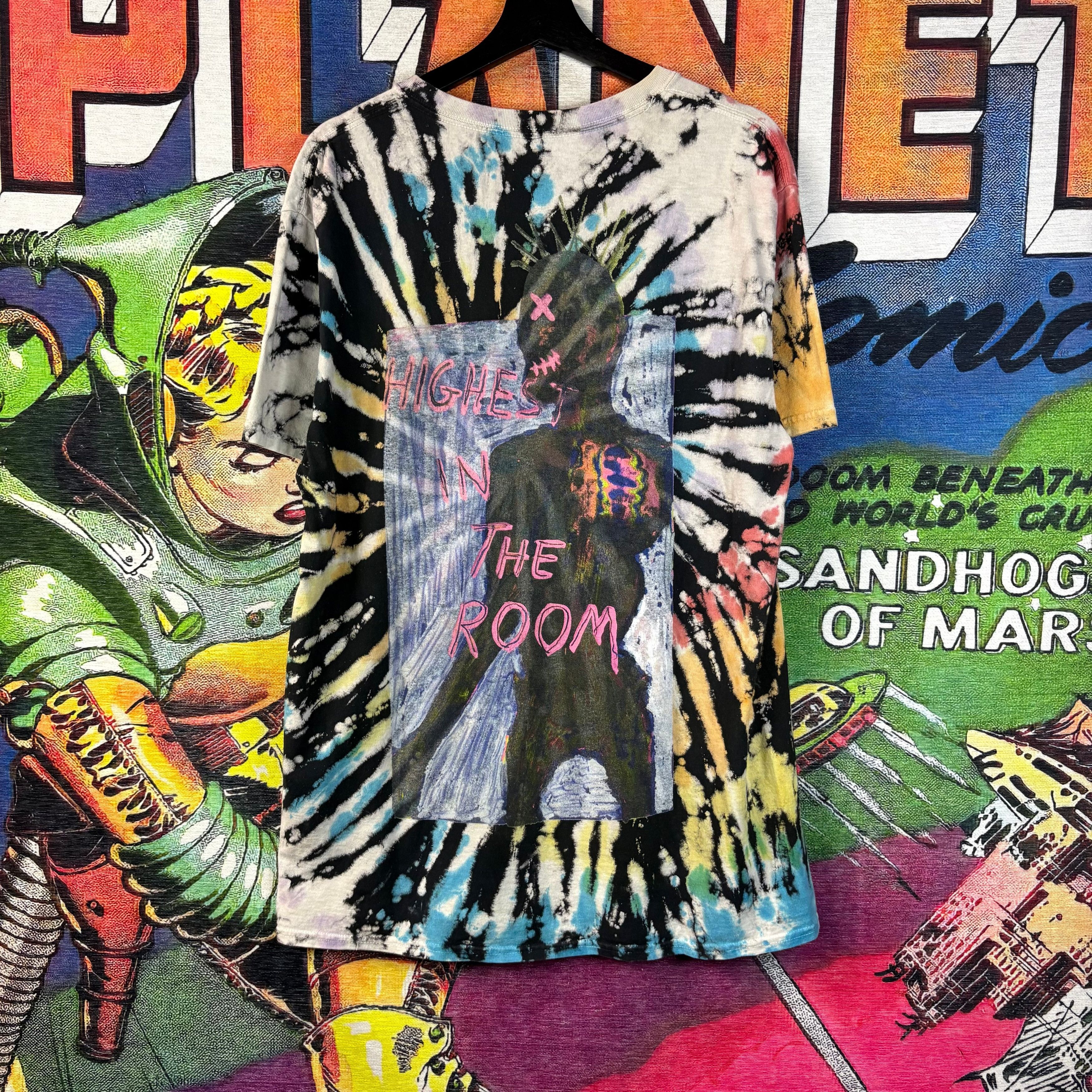 Travis Scott Travis Scott Cactus Jack Highest in the Room Tie Dye Tee Size US L / EU 52-54 / 3 - 3 Thumbnail