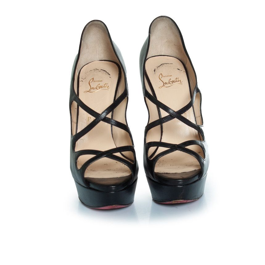 Christian Louboutin Christian Louboutin, Black Mademoi platform pump Size US 10 / IT 40 - 3 Thumbnail