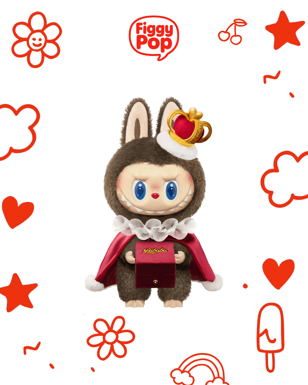POP MART Labubu - Let's Checkmate Series-Vinyl Plush Doll (BIG SIZE) Size ONE SIZE - 1 Thumbnail