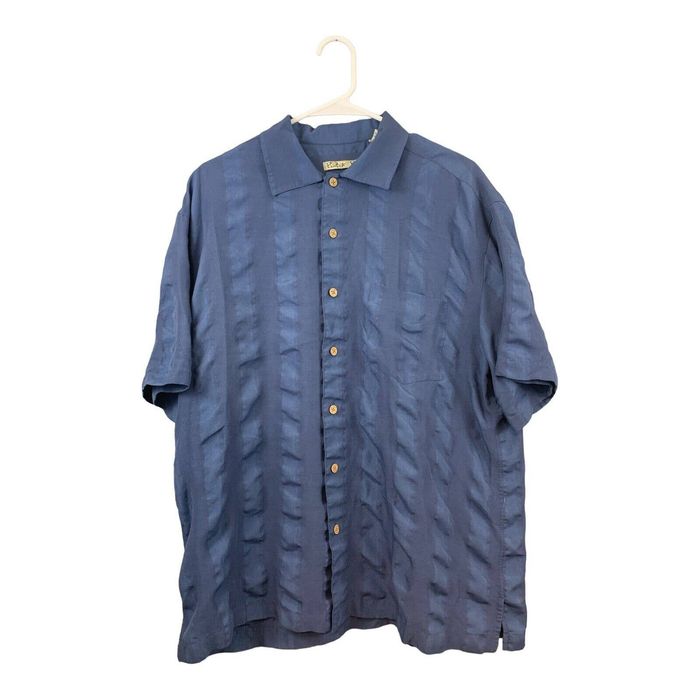 Batik Bay Batik Bay Shirt Mens Large Blue Button Up Short Sleeve | Grailed