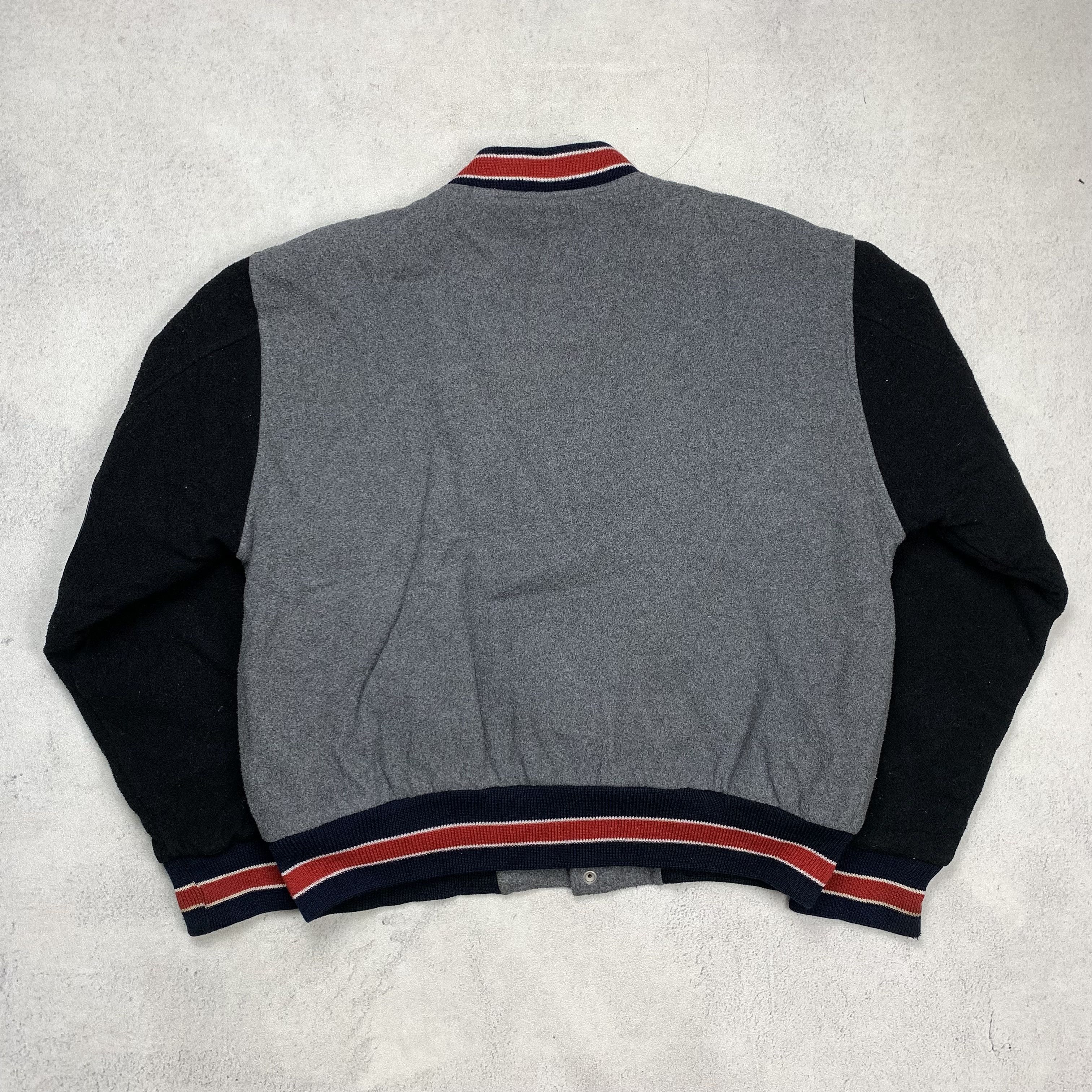 Polo Ralph Lauren Vintage Polo Jeans Ralph Lauren Varsity Wool Jacket Size US M / EU 48-50 / 2 - 2 Thumbnail