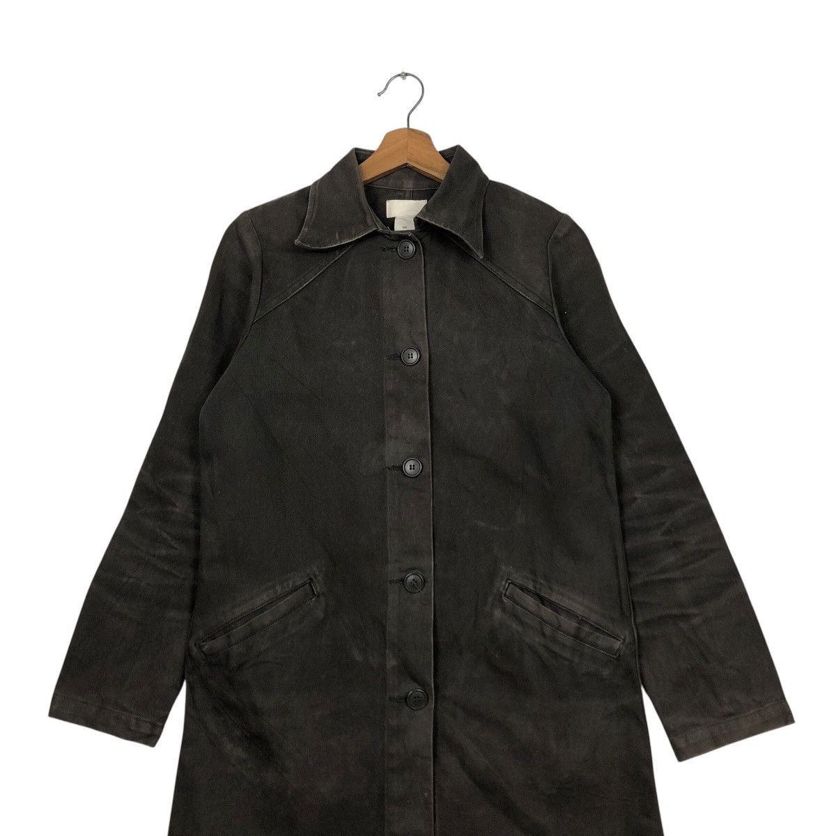 Japanese Brand 📌Vintage Long Jacket Chore Duck Canvas 0000 Made in Japan Size M / US 6-8 / IT 42-44 - 5 Thumbnail