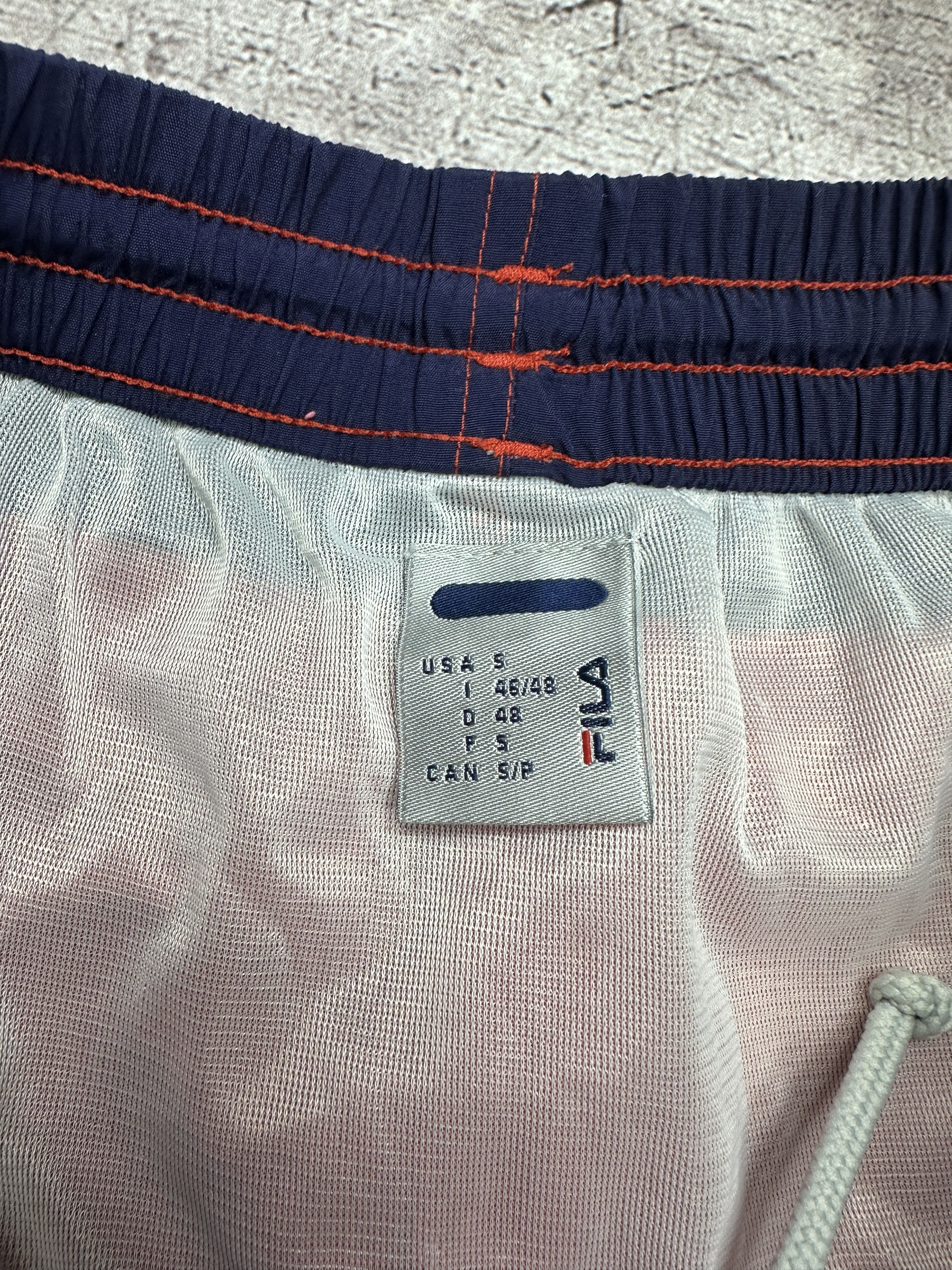 Fila Fila Vintage Mens Big Logo Nylon Swimming Shorts Size US 30 / EU 46 - 4 Thumbnail