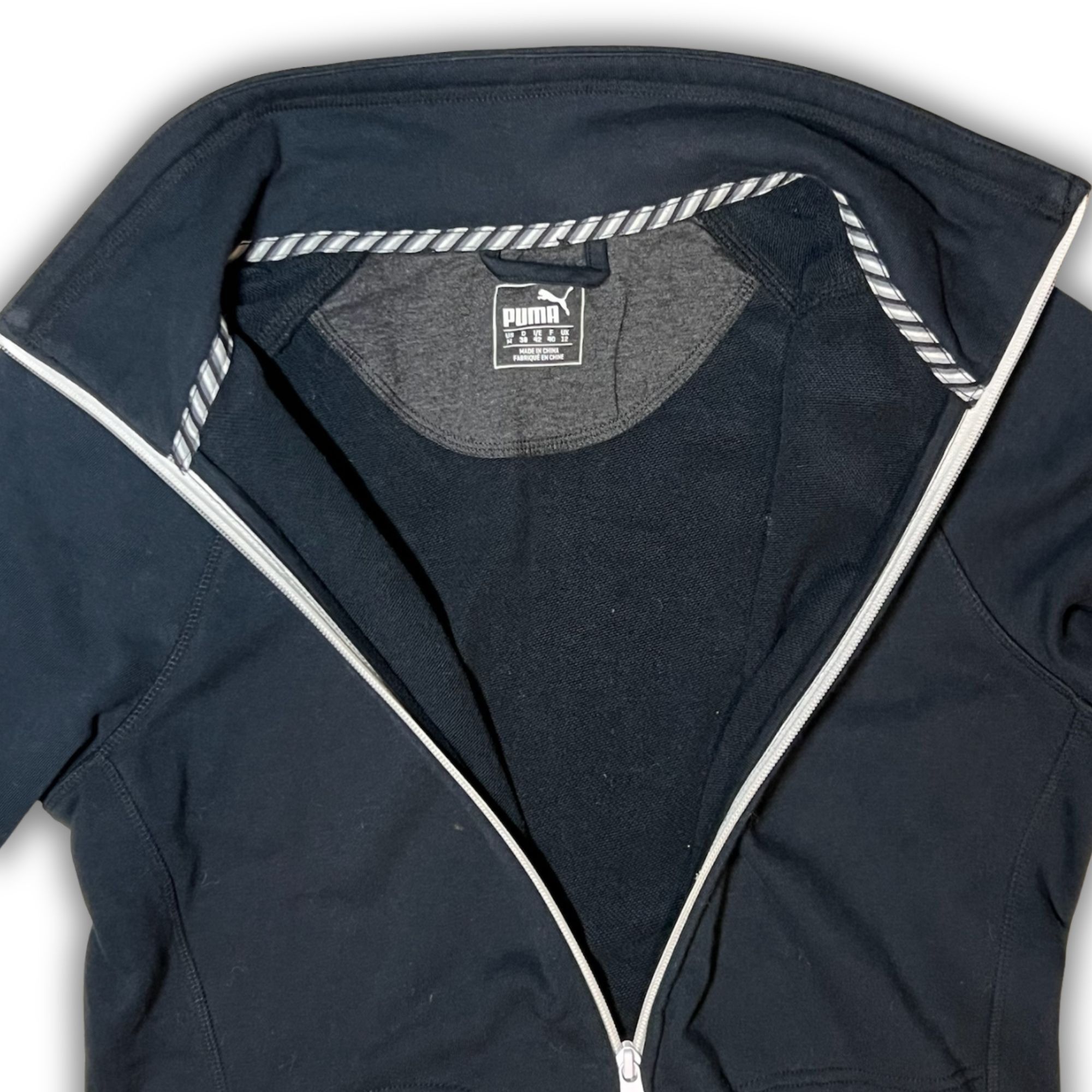 Puma Puma Womens Black Track Jacket With Full Zip & Dry Cell Tech Size M / US 6-8 / IT 42-44 - 7 Thumbnail