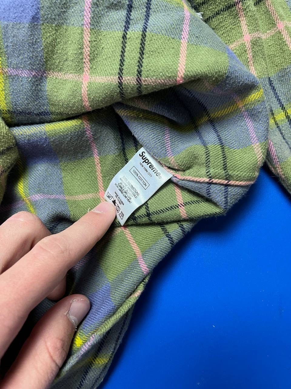 Supreme Supreme Tartan Flannel Shirt Size US L / EU 52-54 / 3 - 12 Thumbnail