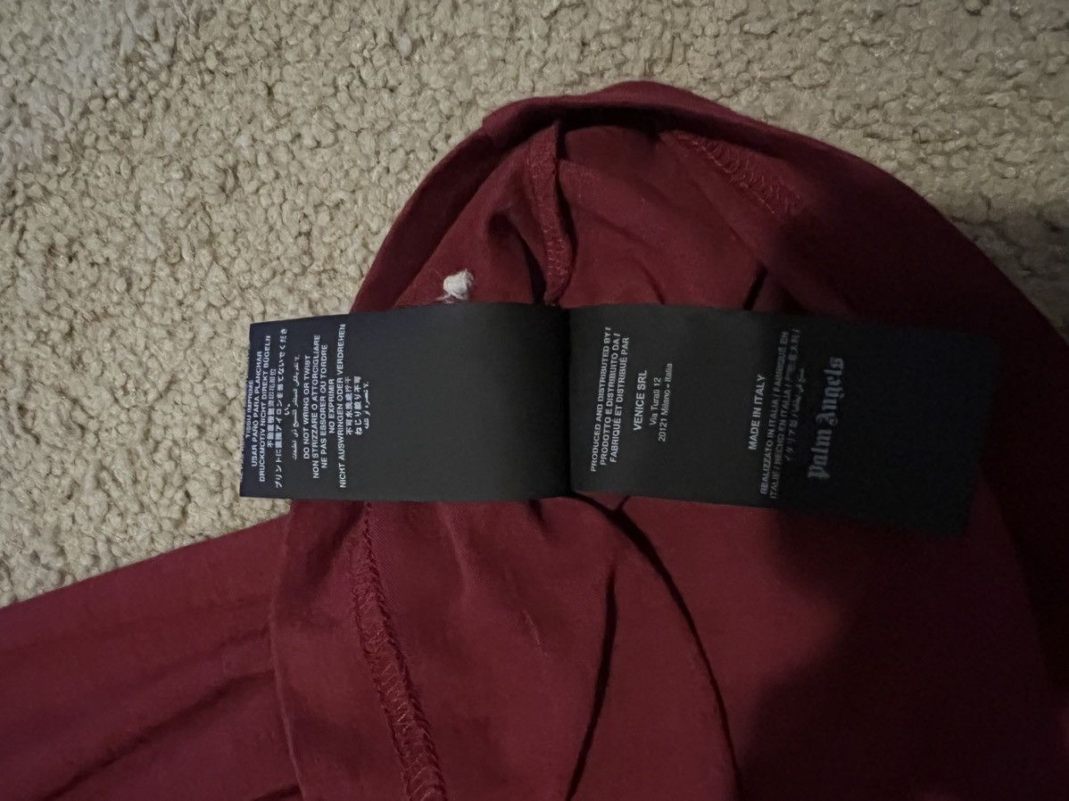 Palm Angels Palm Angels x End Clothing Burgundy Bear Tee Size US M / EU 48-50 / 2 - 6 Thumbnail