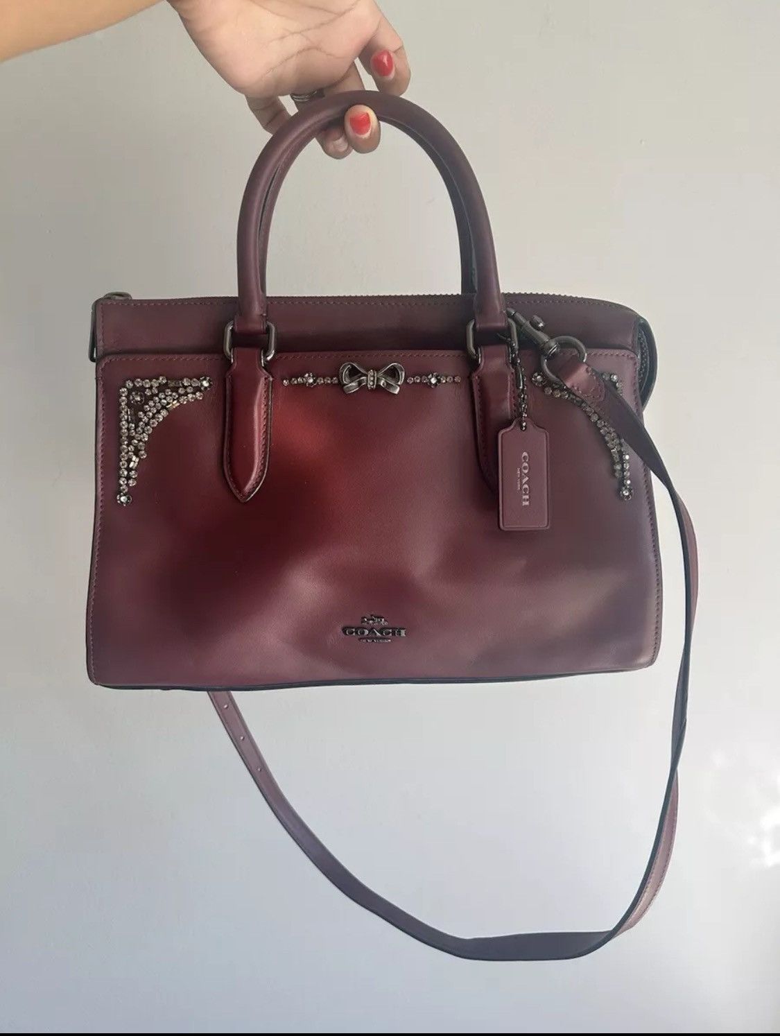 Coach COACH Selena Gomez Purse Limited Satchel Bag Leather Grailed