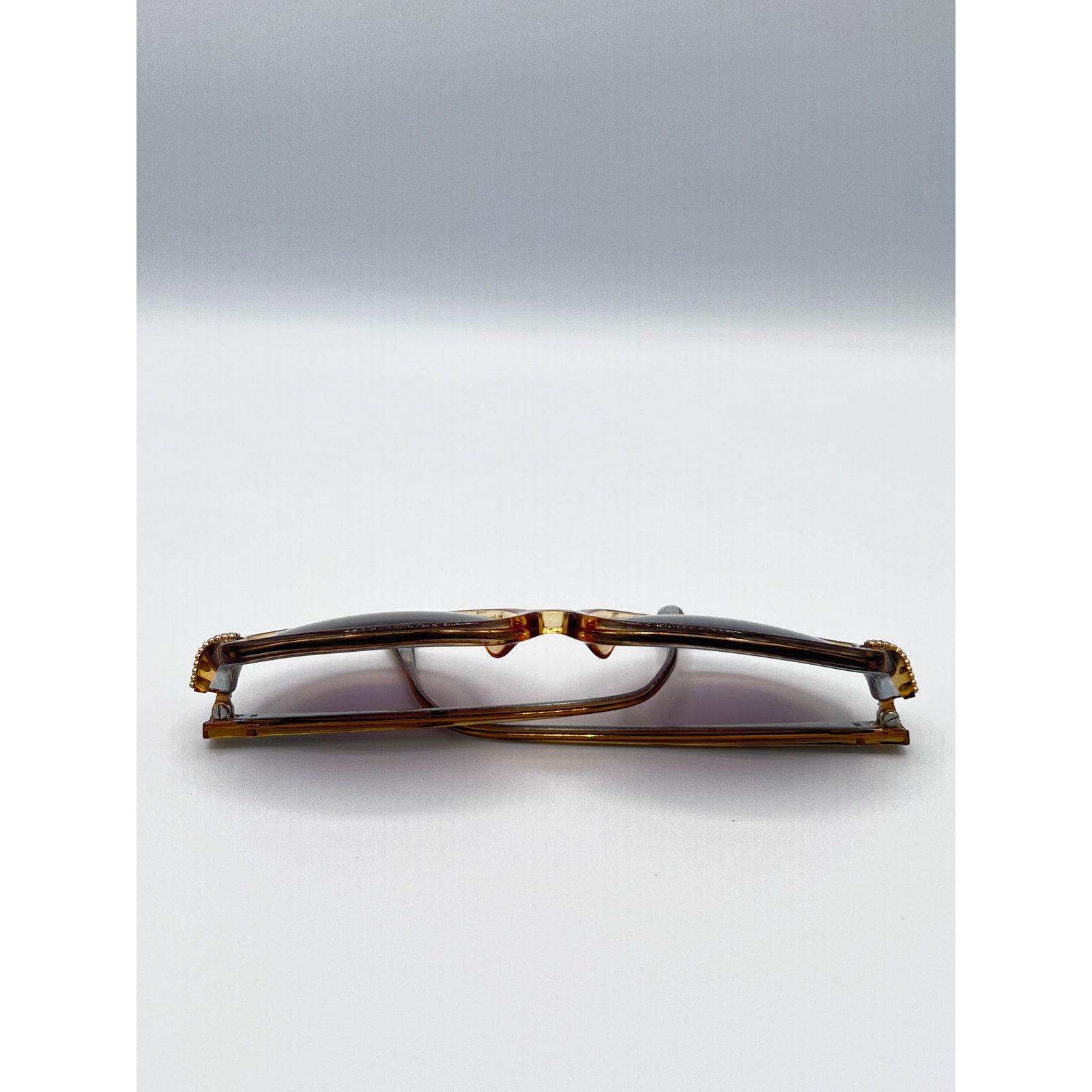 Dior NOS Christian Dior Vintage 70s Brown and Gold Sunglasses Size ONE SIZE - 5 Thumbnail