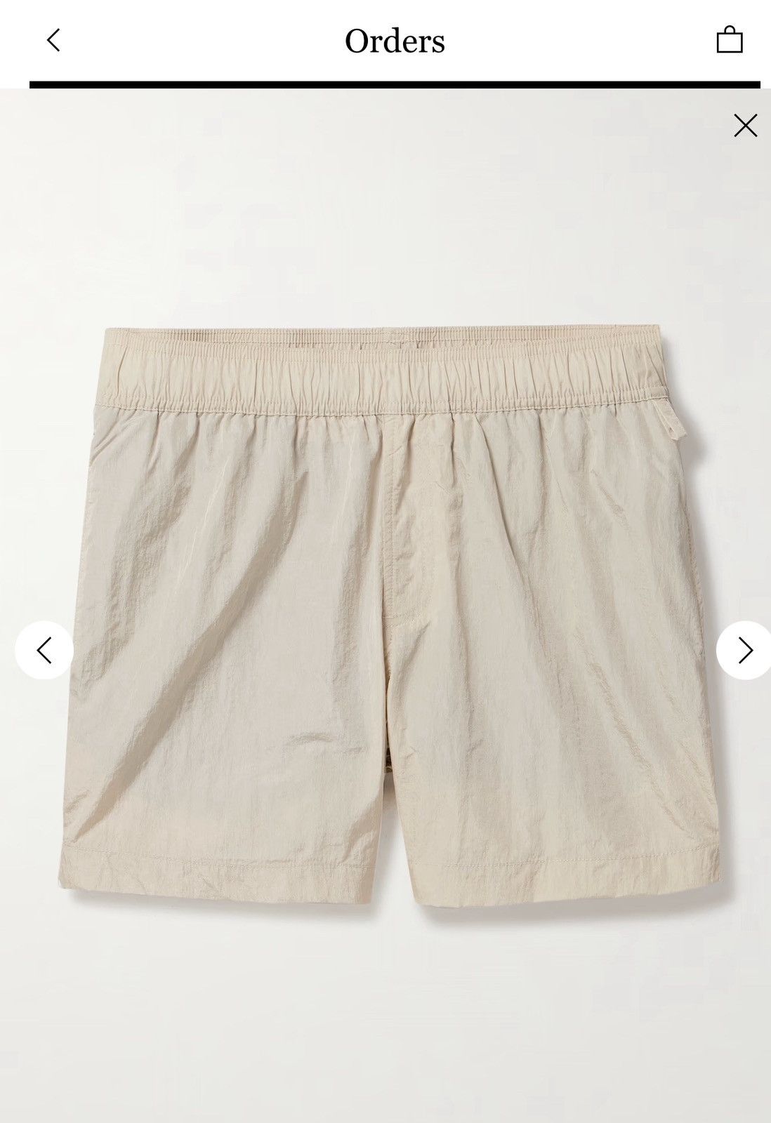 Mr P. × Onia Onia Crinkled Swim Shorts/ Trunks purchased from Mr Porter Size US 33 - 3 Thumbnail