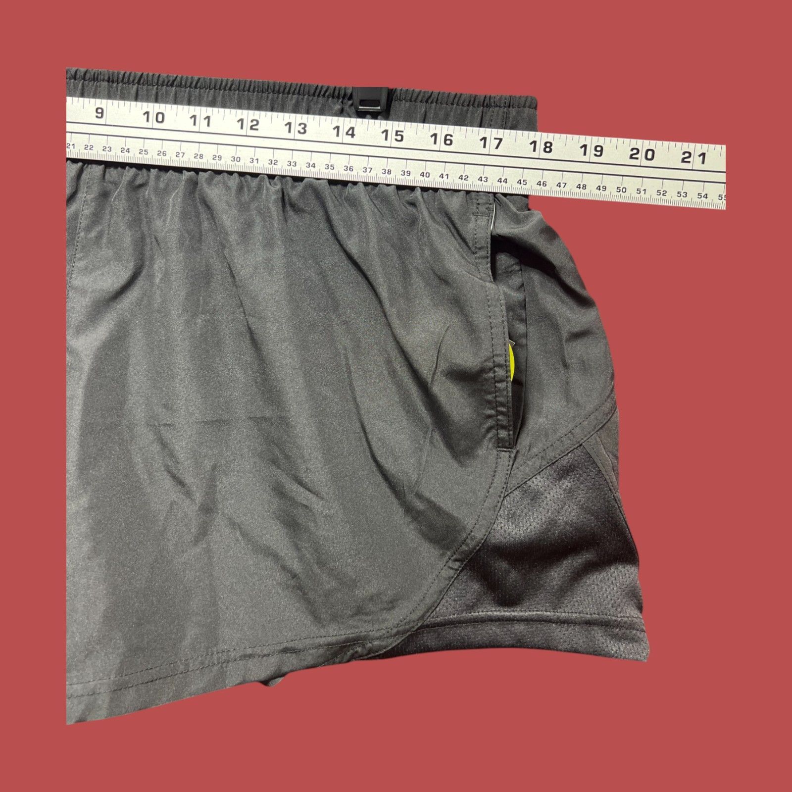 Athletic Works Athletic Works - Women's Running Shorts - Black - Large (12- Size 36" / US 14 / IT 50 - 5 Thumbnail