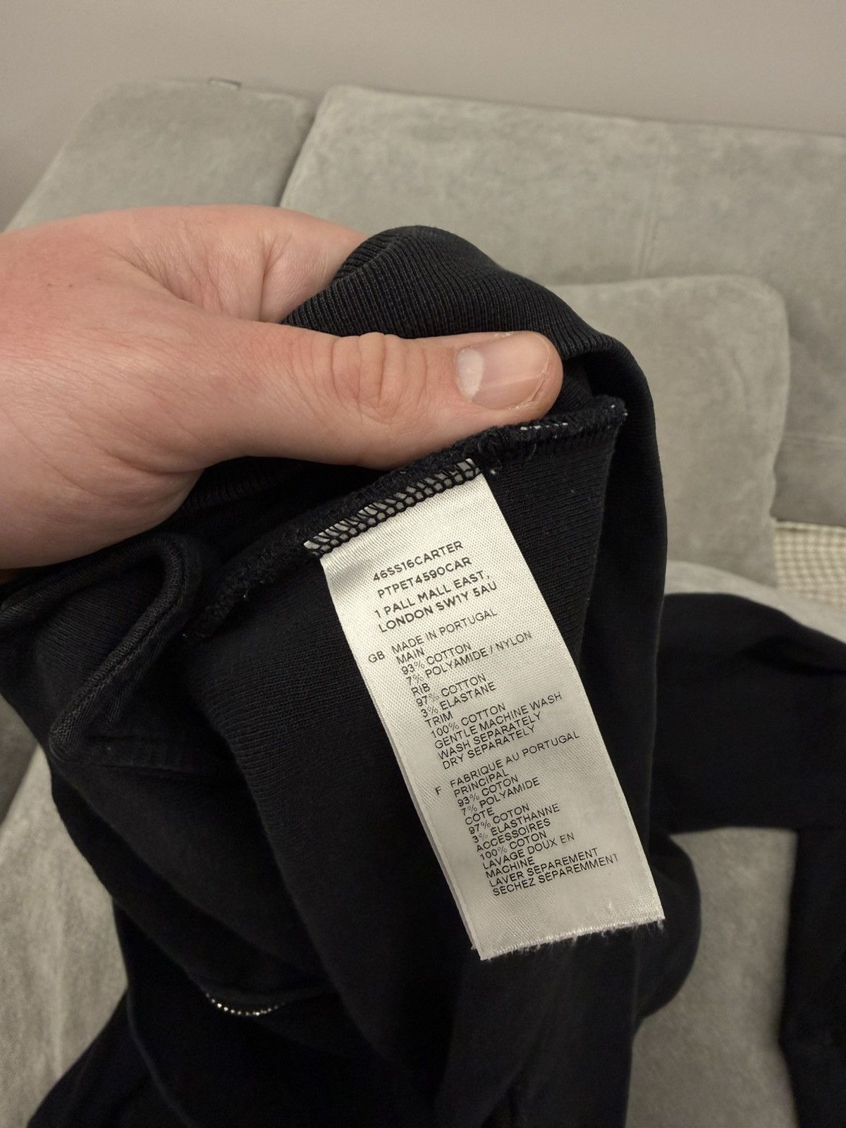 Orlebar Brown Orlebar Brown Black Zip Hoodie Size US L / EU 52-54 / 3 - 8 Thumbnail
