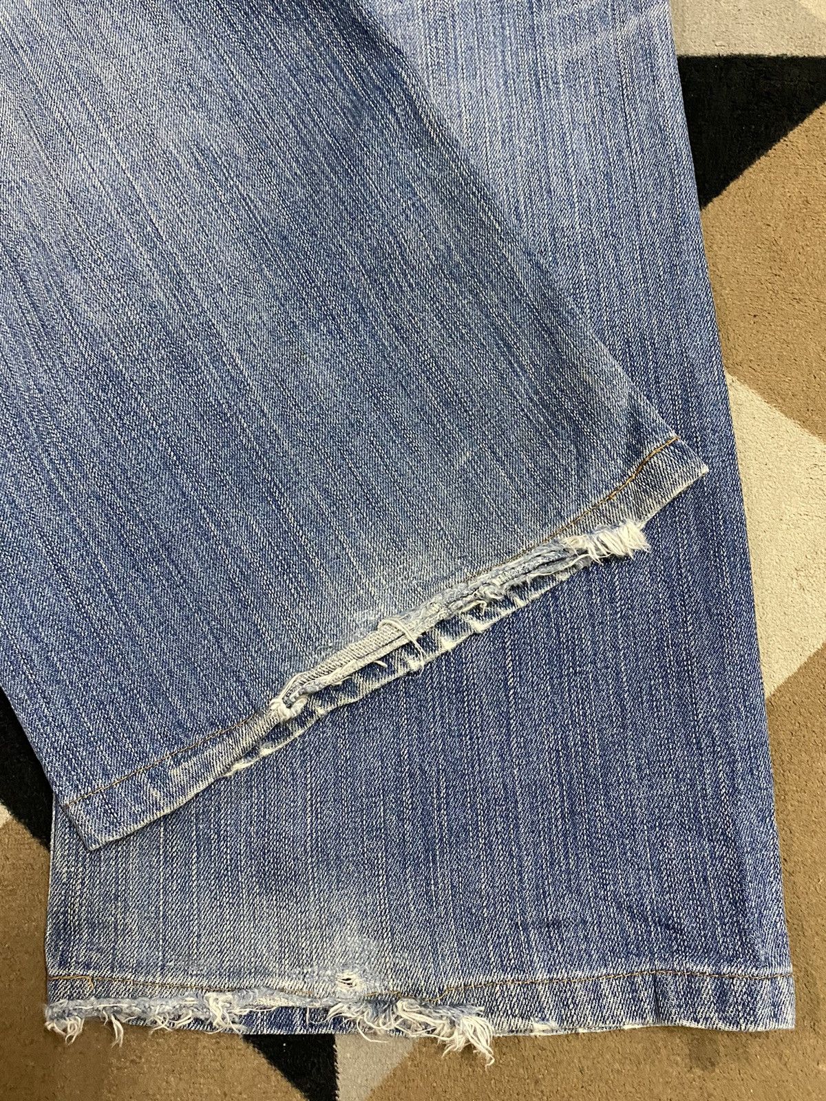 Japanese Brand Vintage Nicole Club Men Distressed Wide leg Jeans Size US 34 / EU 50 - 15 Thumbnail