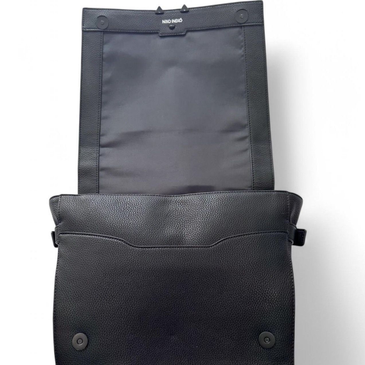 Other Niko Ineko Black Vegan Leather Everyday Backpack Size ONE SIZE - 5 Thumbnail