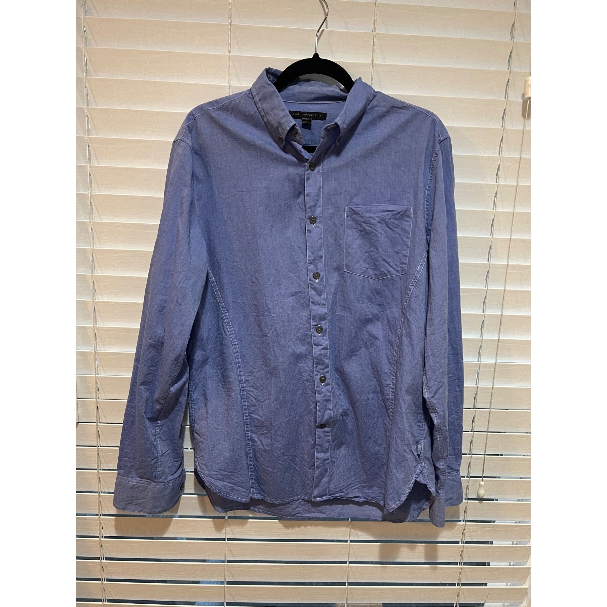 John Varvatos John Varvatos Long Sleeve Button Up Shirt - Size - M Size US M / EU 48-50 / 2 - 1 Thumbnail