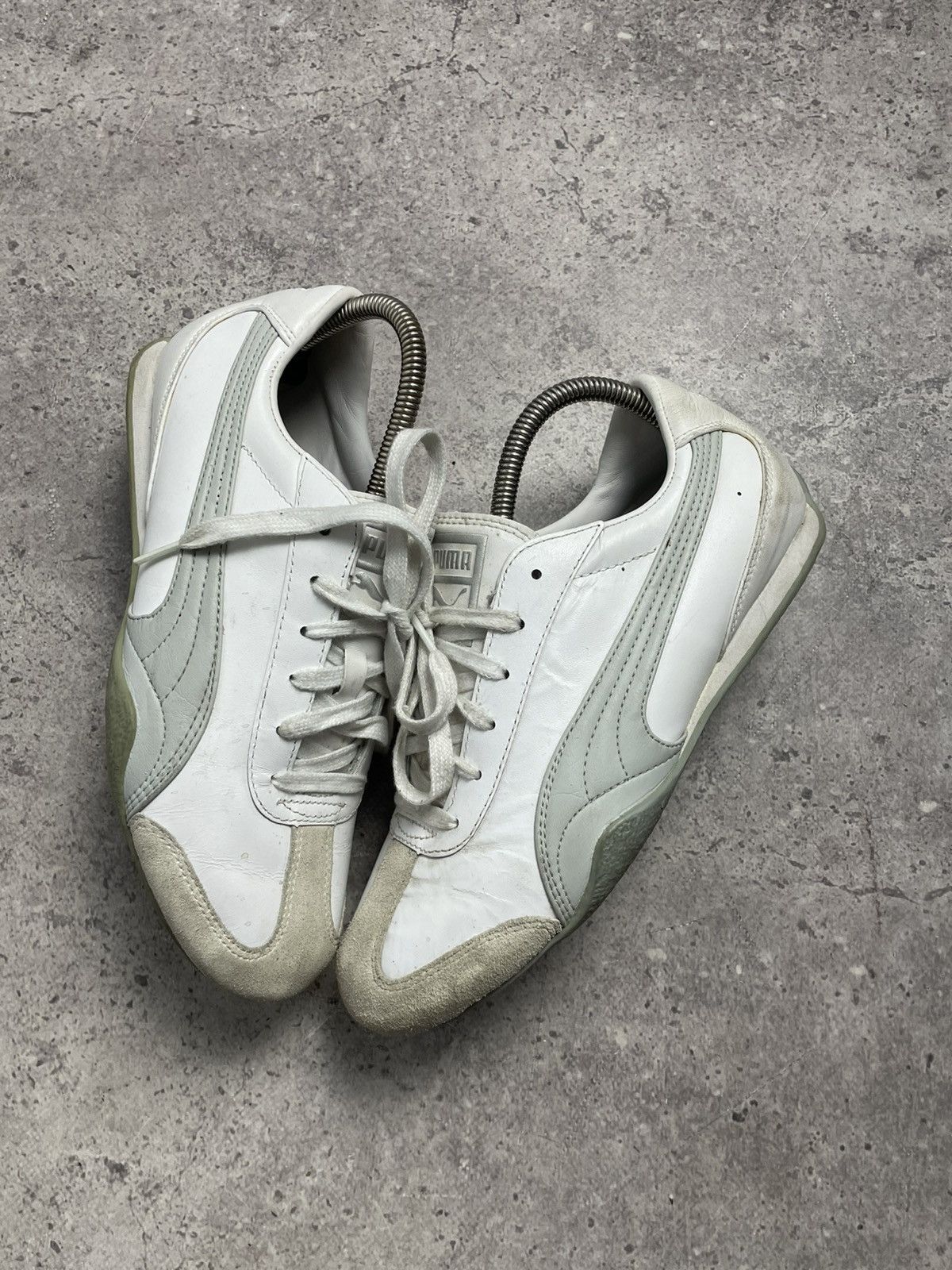 Japanese Brand × Puma × Vintage Vintage Japanese Puma Speedcat White Shoes Size US 7.5 / EU 40-41 - 2 Thumbnail