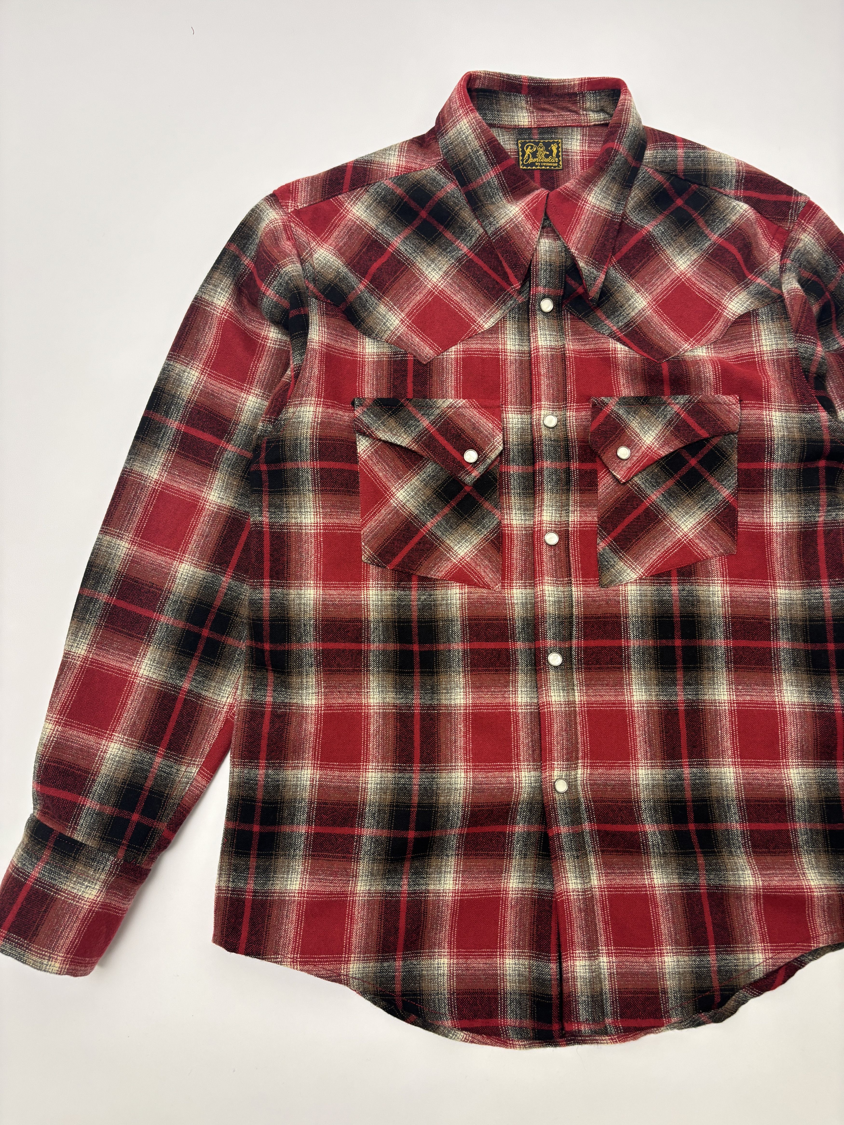 Cushman Cushman Wool Plaid Western Shirt Size US XL / EU 56 / 4 - 3 Thumbnail