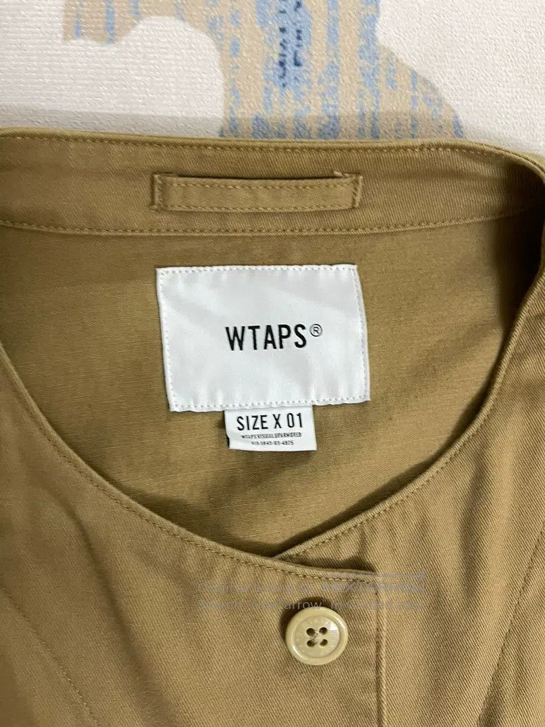 Wtaps Wtaps Kaki collarless shirt Size US S / EU 44-46 / 1 - 5 Thumbnail