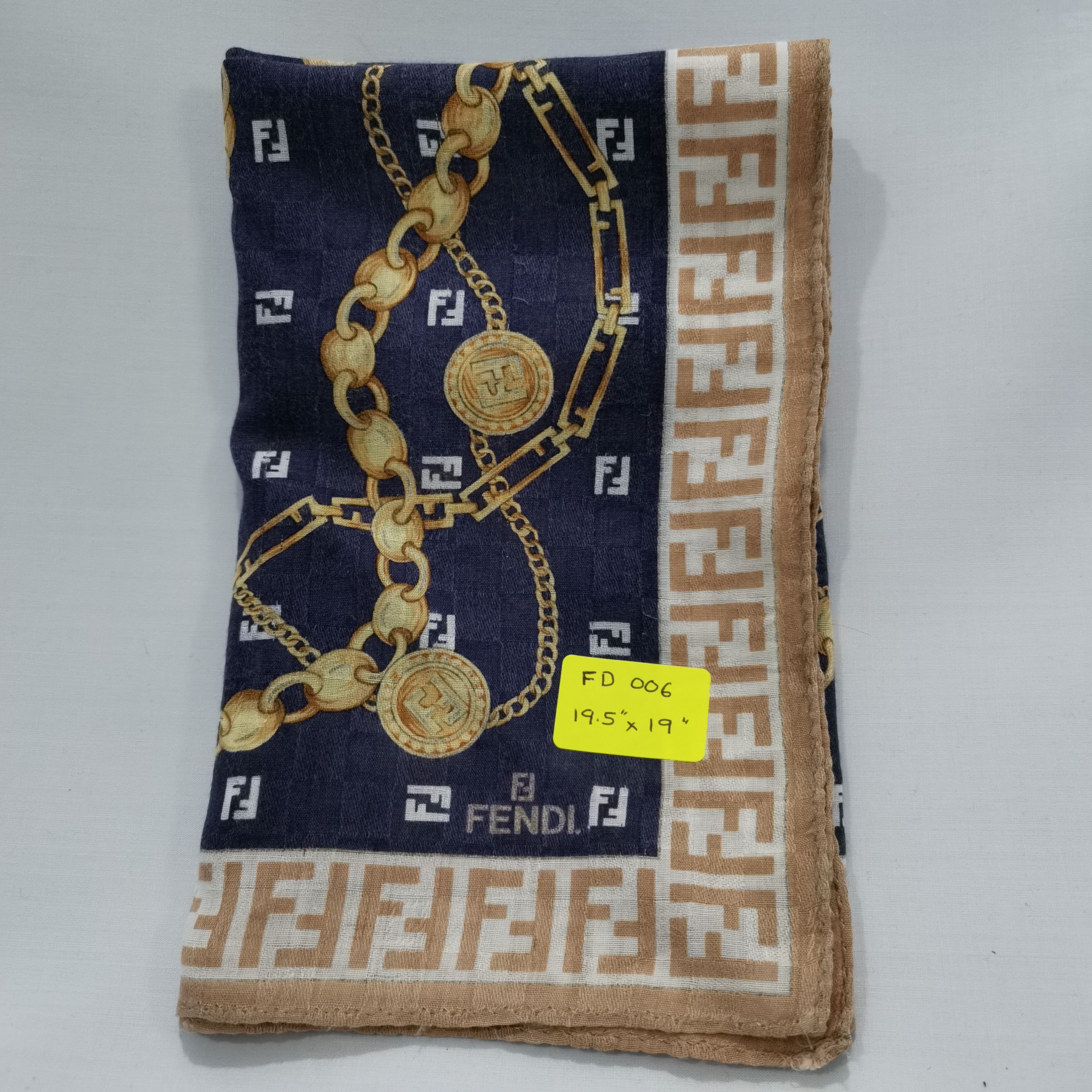 Fendi FENDI HANDKERCHIEF/ BANDANA/ SCARF Size ONE SIZE - 3 Thumbnail