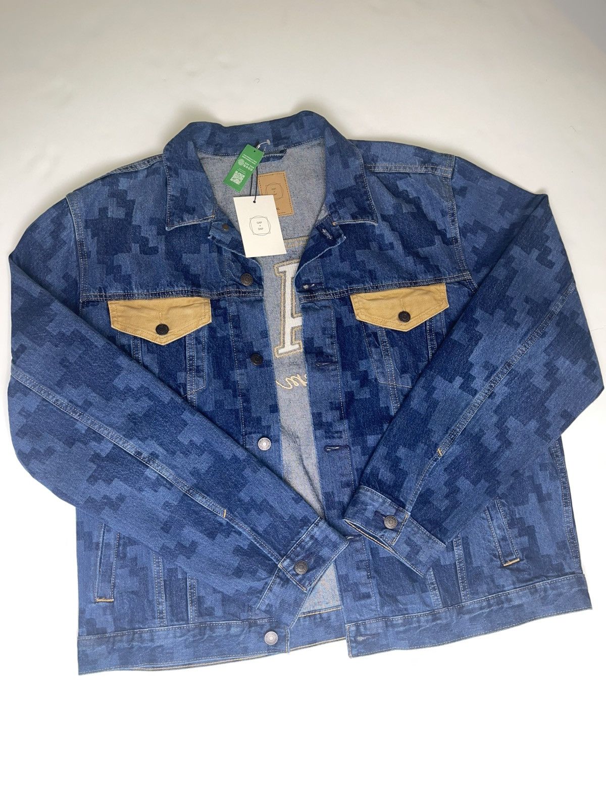 Dapper Dan × Gap DAPPER DAN x GAP ORGANIC COTTON PATTERNED DENIM JACKET Size US XL / EU 56 / 4 - 2 Thumbnail