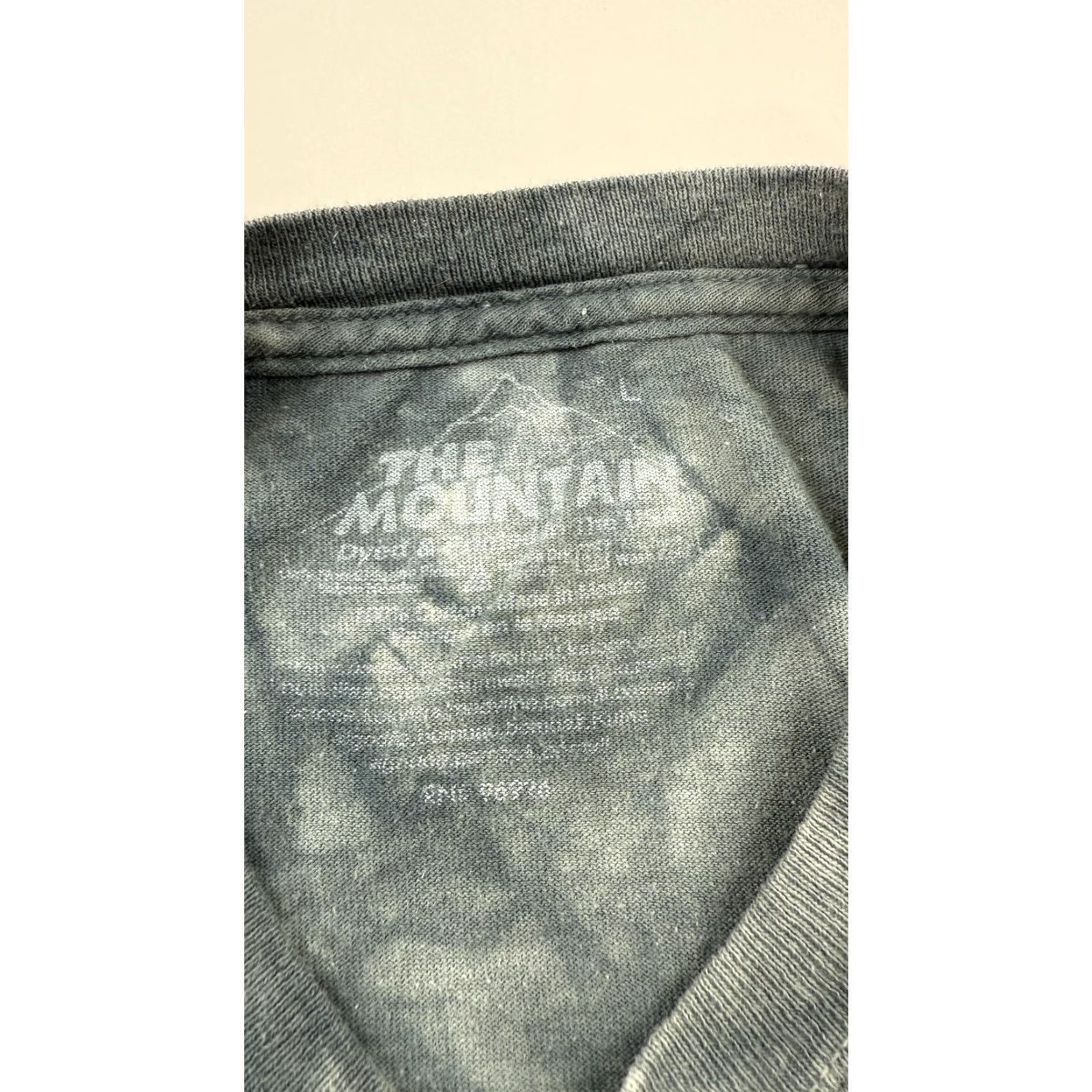 The Mountain VINTAGE The Mountain Skull Shirt Mens Large Black Gray Tie Dye Graphic David Penfound Size US L / EU 52-54 / 3 - 3 Thumbnail