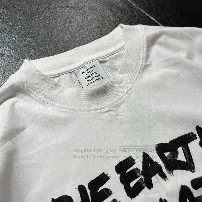 Vetements Vetements Flat Earth conspiracy graffiti print short sleev Size US S / EU 44-46 / 1 - 4 Thumbnail