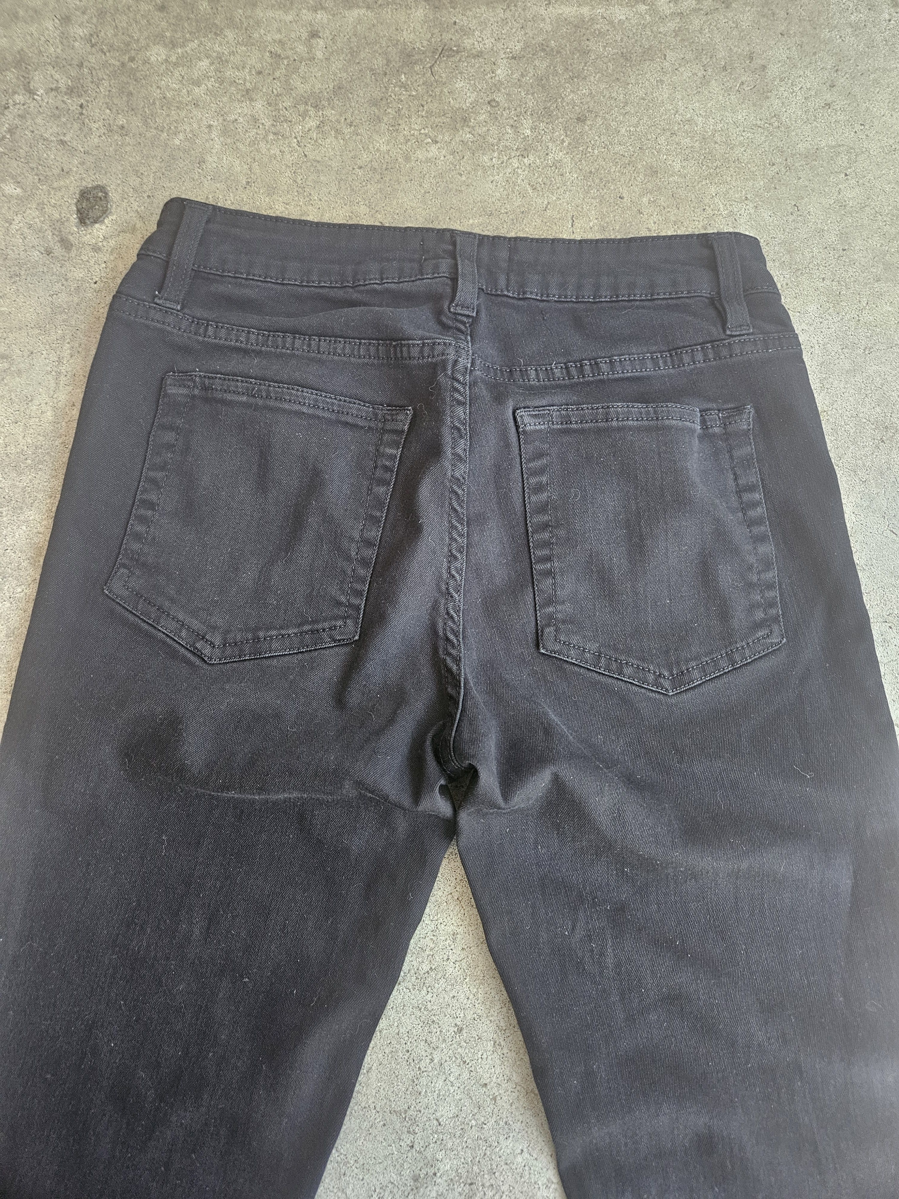 Acne Studios Flex Black Slim Fit Black Denim Jeans Size US 28 / EU 44 - 6 Thumbnail