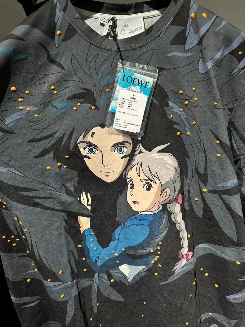 Loewe loewe x studio ghibli howls moving castle t-shirt-2508 Size US M / EU 48-50 / 2 - 3 Thumbnail