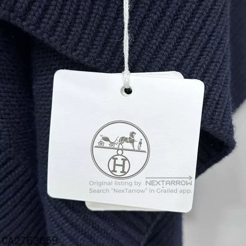 Hermes Hermes size TU Knitted cashmere cape Size L / US 10 / IT 46 - 7 Thumbnail