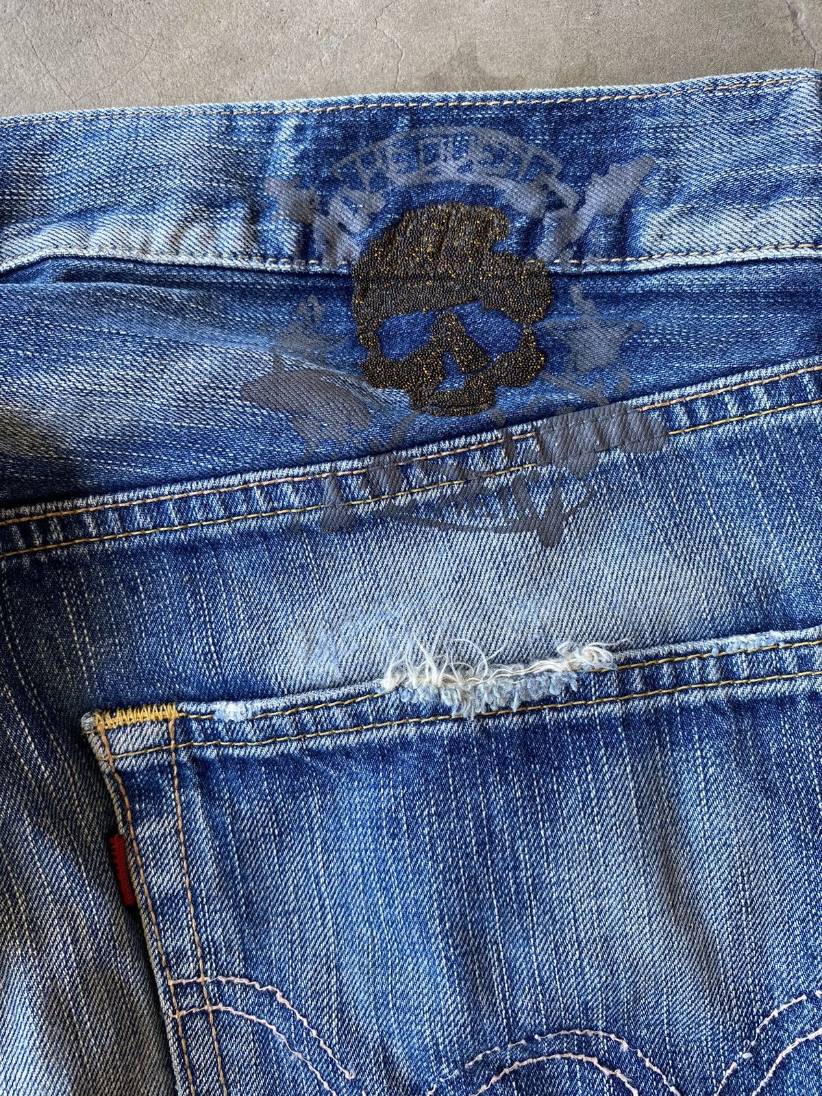20471120 × Beauty Beast × Edwin edwin distressed pant 503 Size US 32 / EU 48 - 4 Thumbnail