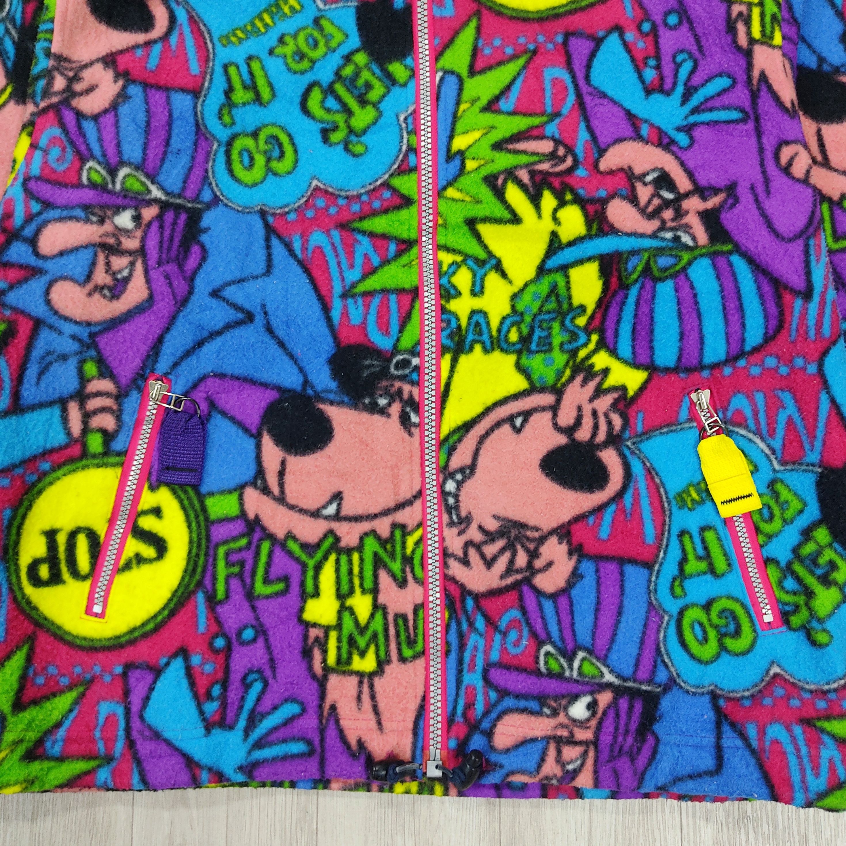 Yoshiyuki Konishi Vintage FICCE Sports Wacky Races AOP Fleece Jacket Size US L / EU 52-54 / 3 - 7 Thumbnail