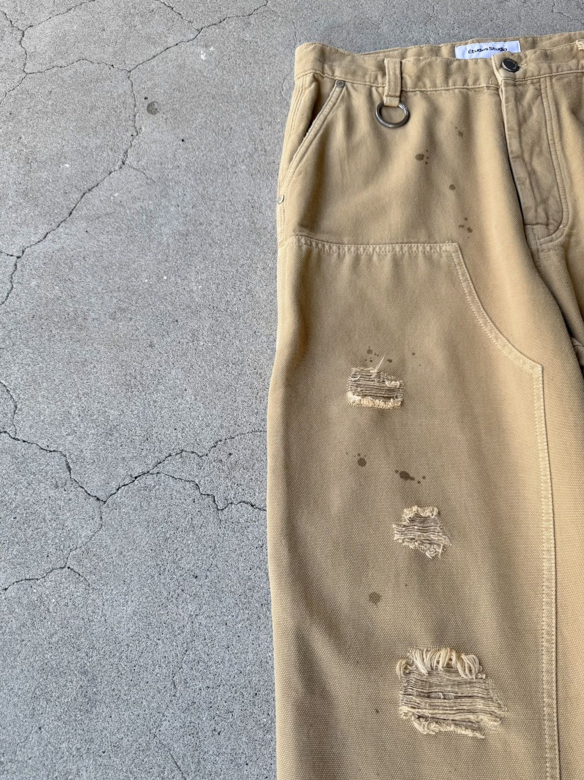 Etudes Etudes Studio 25SS Distressed Loose Carpenter Pants Size US 30 / EU 46 - 5 Thumbnail