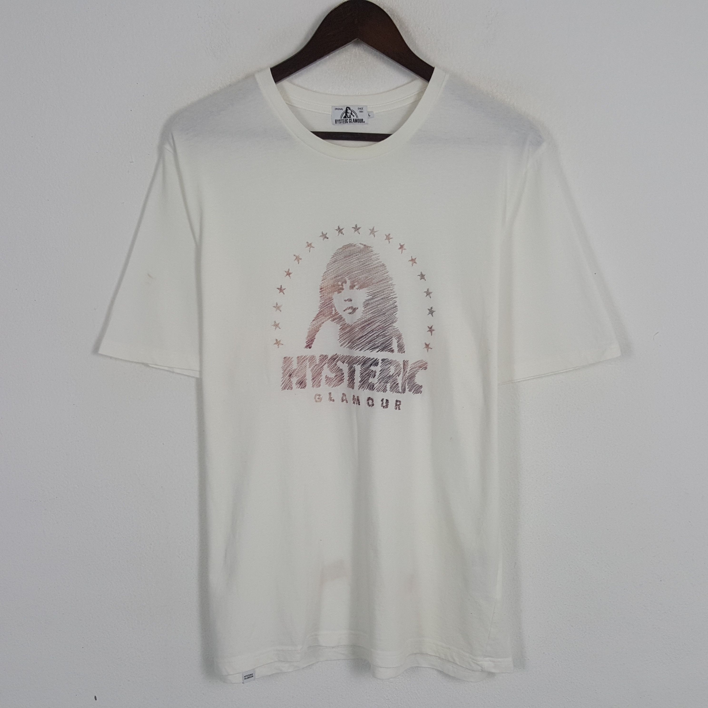 Hysteric Glamour × Japanese Brand × Vintage Vintage Hysteric Glamour Streetwear Style Tshirt Size US M / EU 48-50 / 2 - 1 Thumbnail