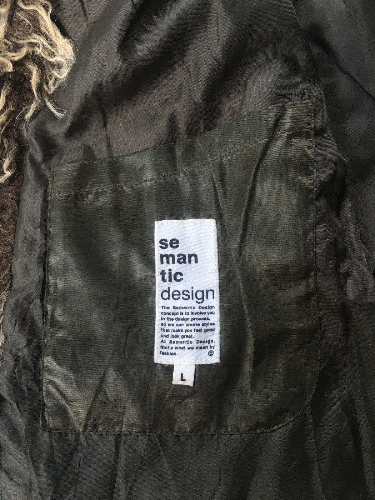 14th Addiction 2000s Semantic Design Fur Jacket Size US L / EU 52-54 / 3 - 6 Thumbnail
