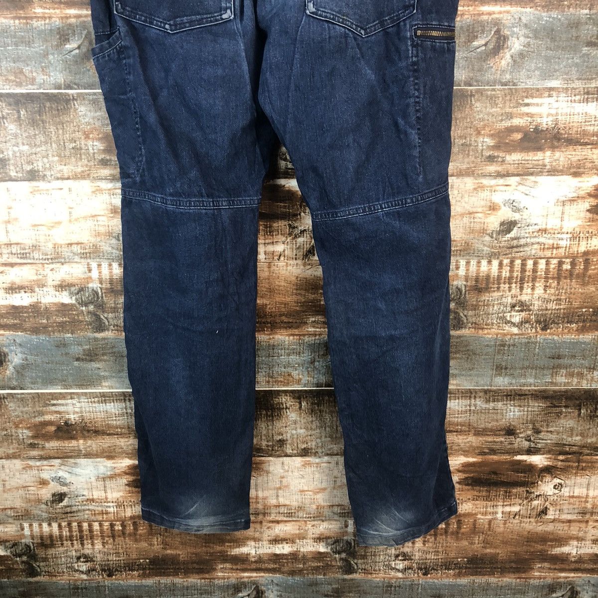 Japanese Brand Field Core Blue Distressed Denim Pants #A2115 Size US 35 - 21 Thumbnail