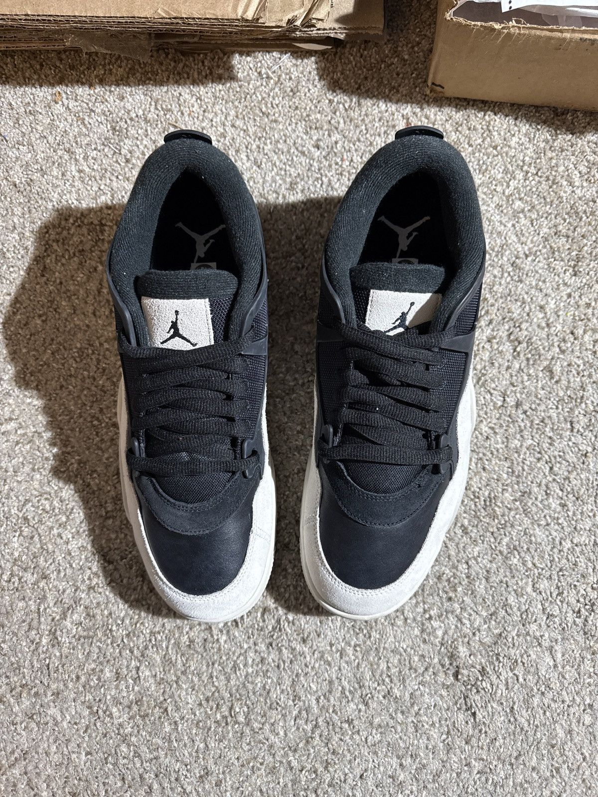 Nike Jordan 4 RM Black Light Bone Size US 12 / EU 45 - 3 Thumbnail
