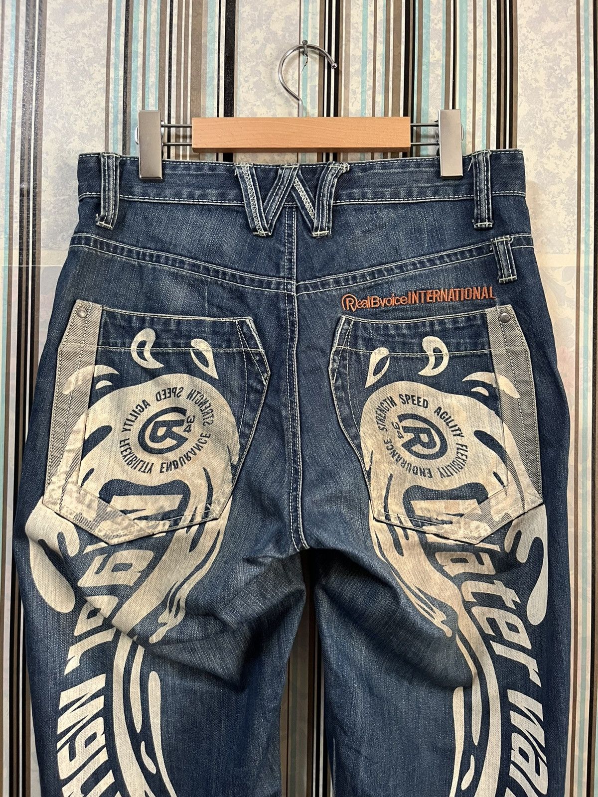Japanese Brand 1990s RealBVoice daicock warrior jeans #F2 Size US 30 / EU 46 - 3 Thumbnail