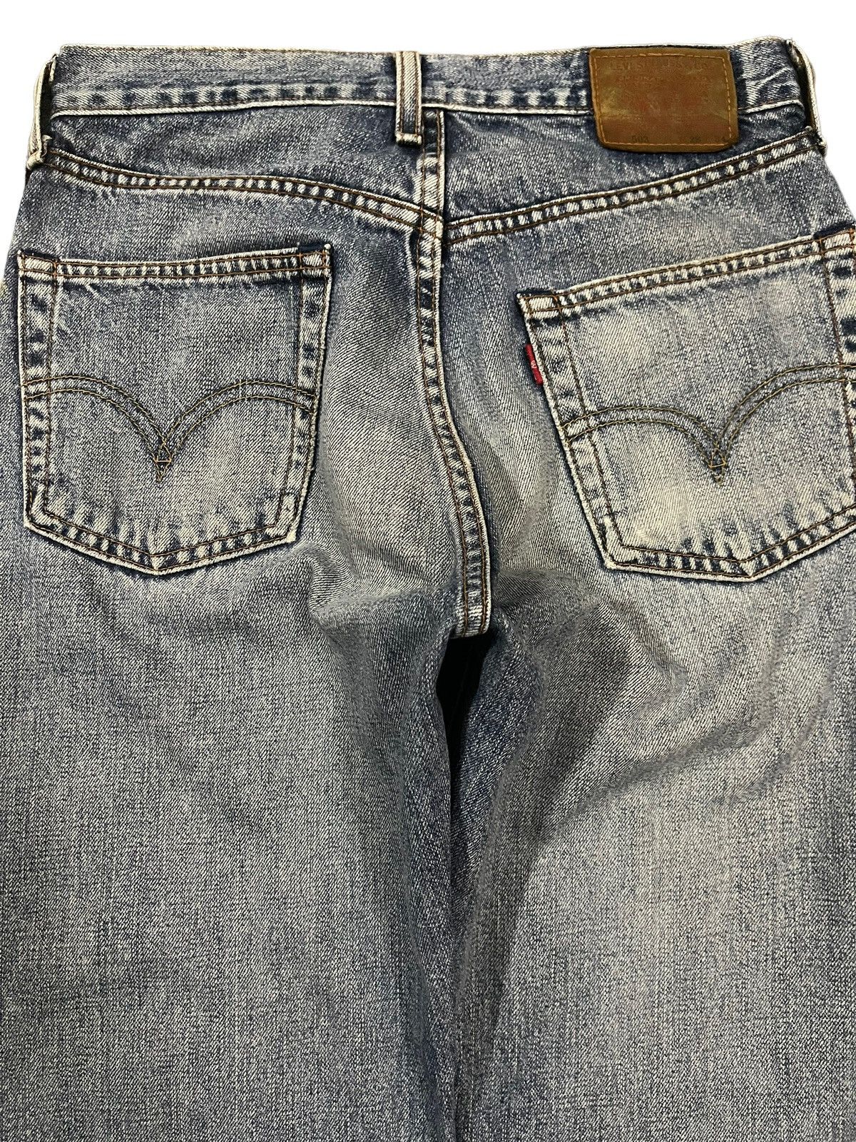 Levi's Vintage 90s Levis 503 Faded Wash Style Baggy Jeans Size US 28 / EU 44 - 4 Thumbnail