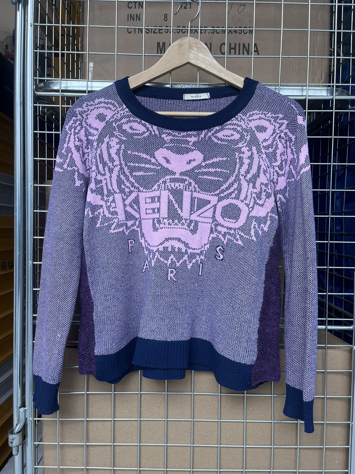 Kenzo Kenzo knitted sweater Size S / US 4 / IT 40 - 1 Thumbnail