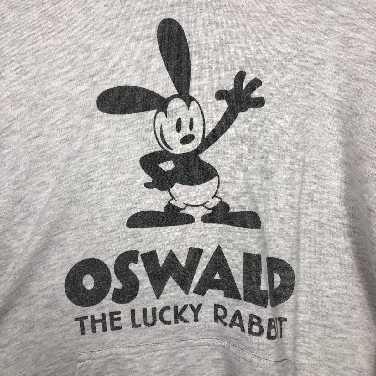Disney 📌Vintage Hoodie Pull Over Oswald The Lucky Rabbit Big Logo Size US L / EU 52-54 / 3 - 16 Thumbnail