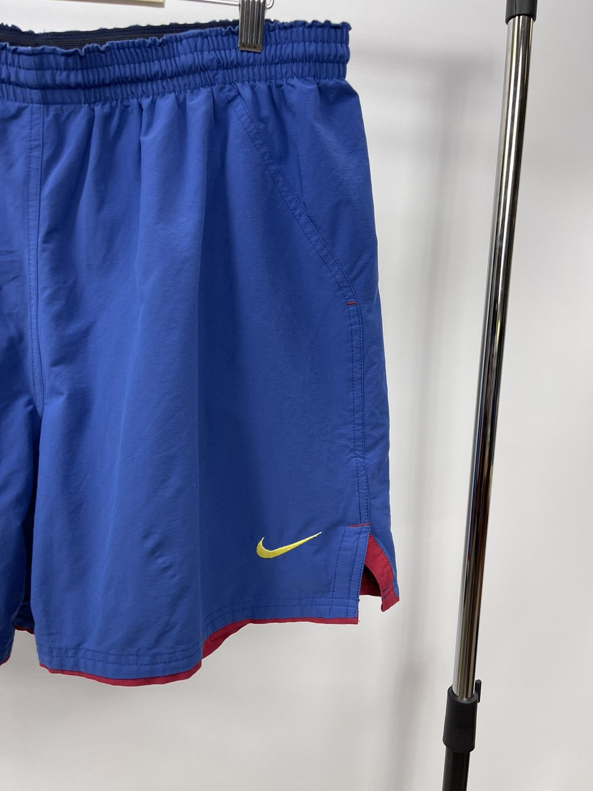 Nike × Vintage Vintage Nike Barcelona Soccer Shorts Football Shorts SizeXL Size US 36 / EU 52 - 2 Thumbnail