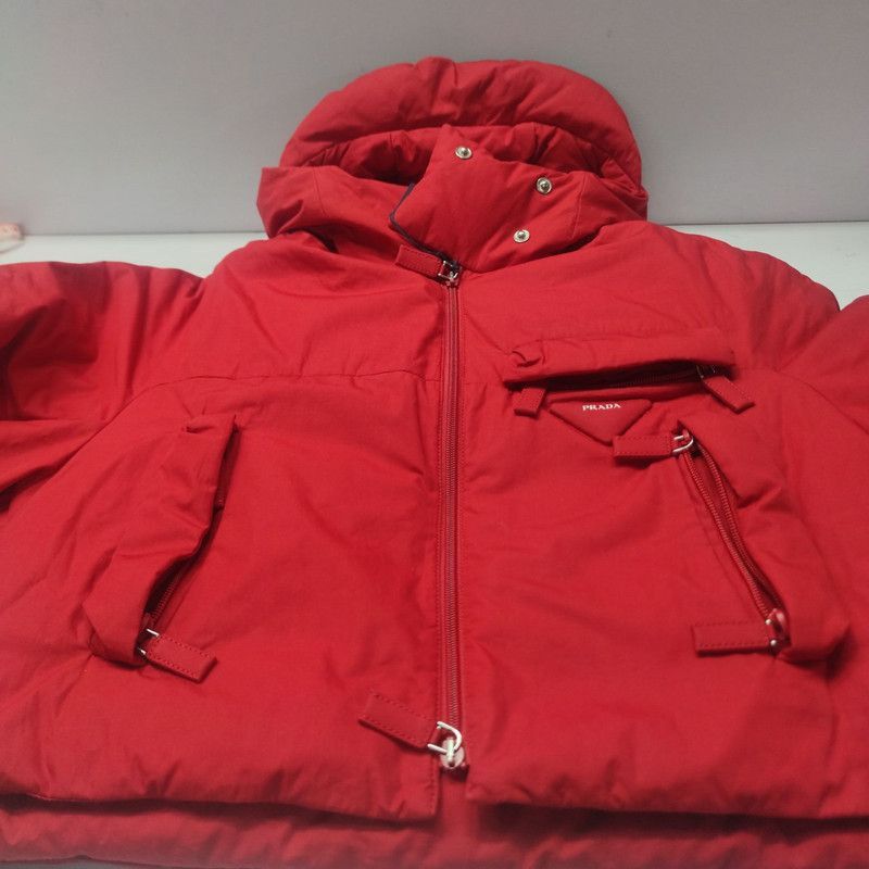 Prada Prada Red Short Down Jacket for Women-2506 Size US S / EU 44-46 / 1 - 6 Thumbnail