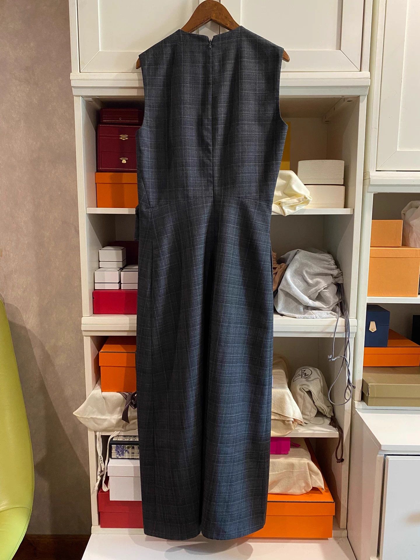 Dior Dior classic check wool dress FR 36 waist adjustable Size XS / US 0-2 / IT 36-38 - 2 Thumbnail