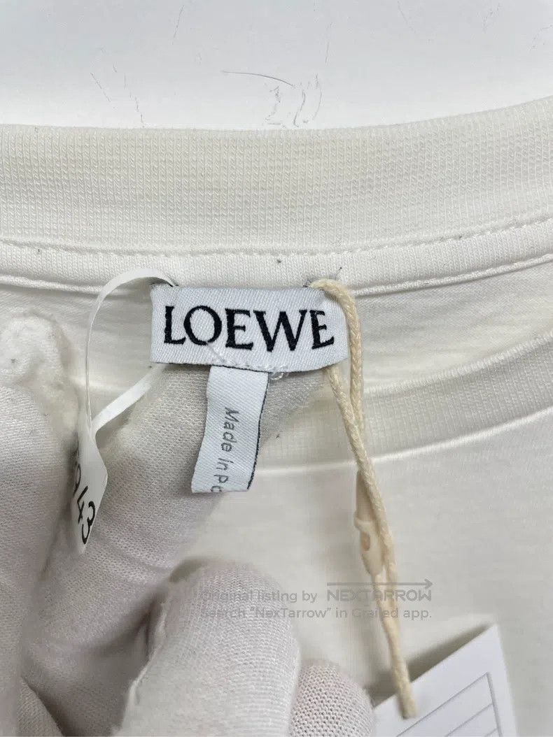Loewe Loewe White Logo Short-Sleeve Size M / US 6-8 / IT 42-44 - 2 Thumbnail