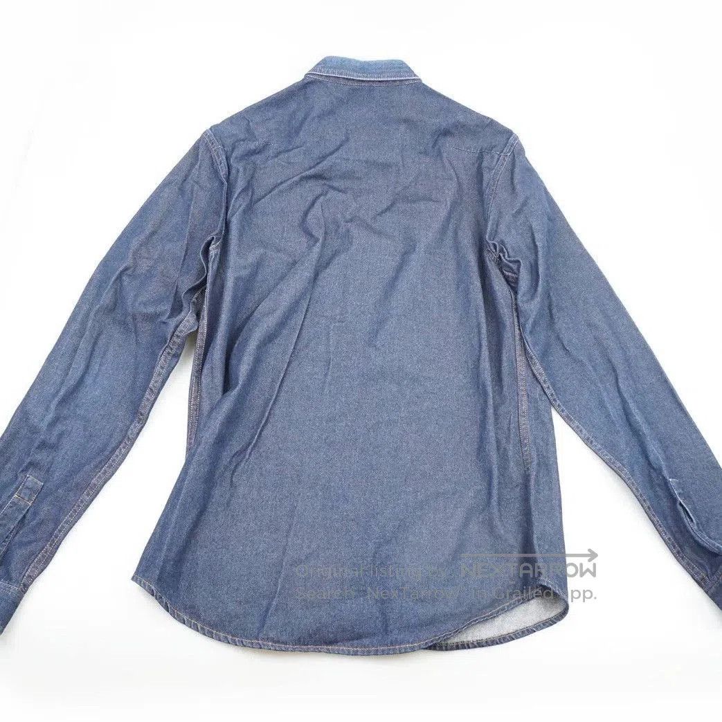 Dior dior logo cotton denim long sleeve shirt. Size US M / EU 48-50 / 2 - 2 Thumbnail