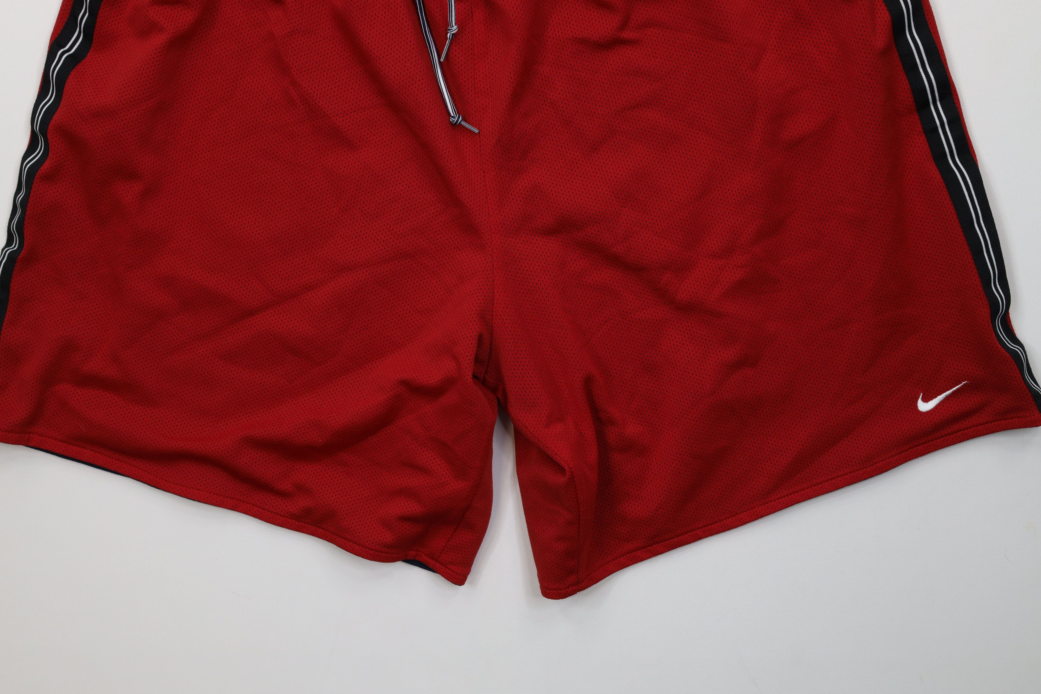Nike Vintage Nike Reversible Jogging Soccer Shorts Mesh Red Blue Size US 36 / EU 52 - 4 Thumbnail