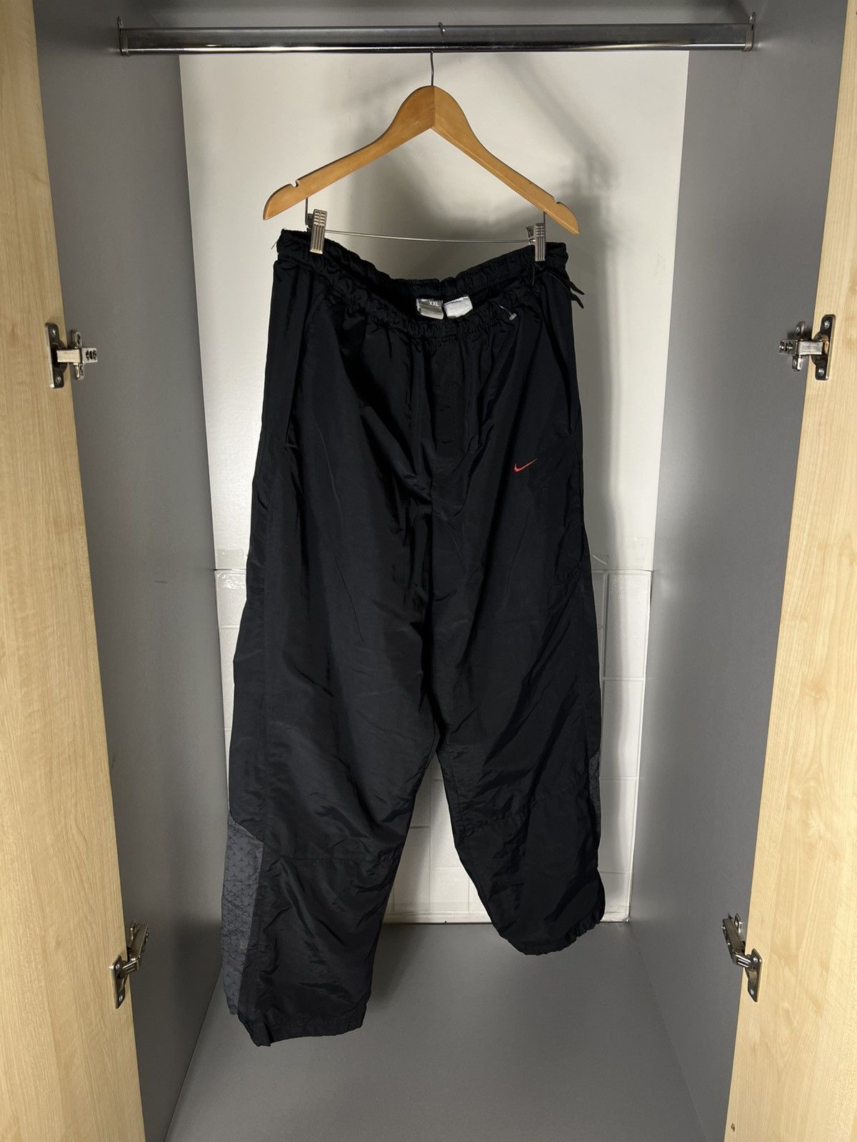 Nike VINTAGE NIKE RETRO SWEATPANTS MULTIPICKET DRILL SWOOSH JAPAN STYLE Y2K 90s Size US 36 / EU 52 - 4 Thumbnail