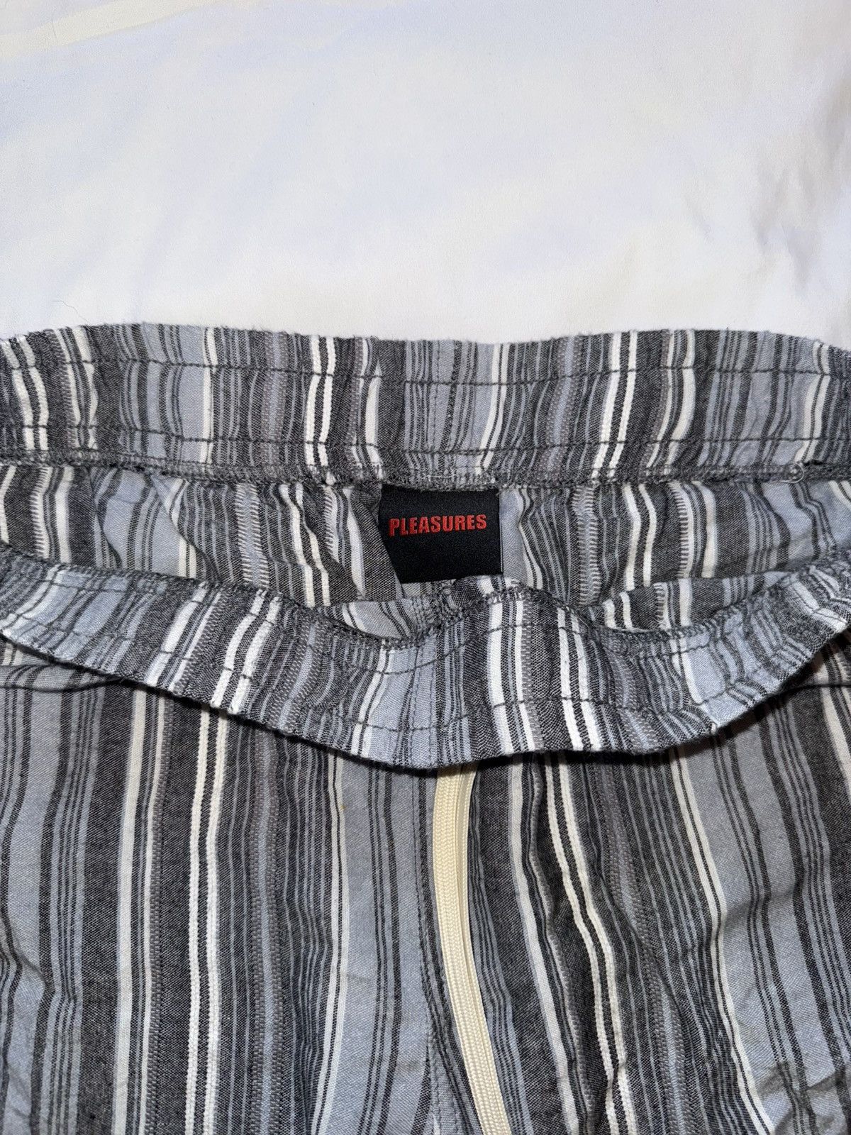 Pleasures Pleasures – Control Striped Easy Pant (Striped Relaxed Pant) Size US 32 / EU 48 - 4 Thumbnail