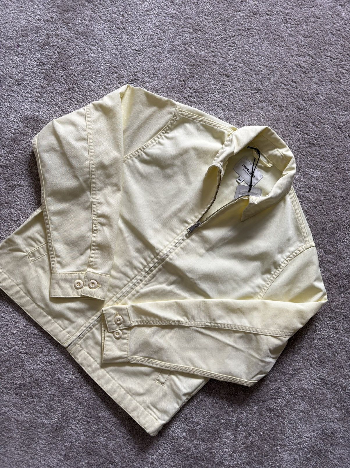 Carhartt Wip Carhartt WIP W’ Modular Jacket – Soft Yellow Rinsed, Size XS Size XS / US 0-2 / IT 36-38 - 2 Thumbnail