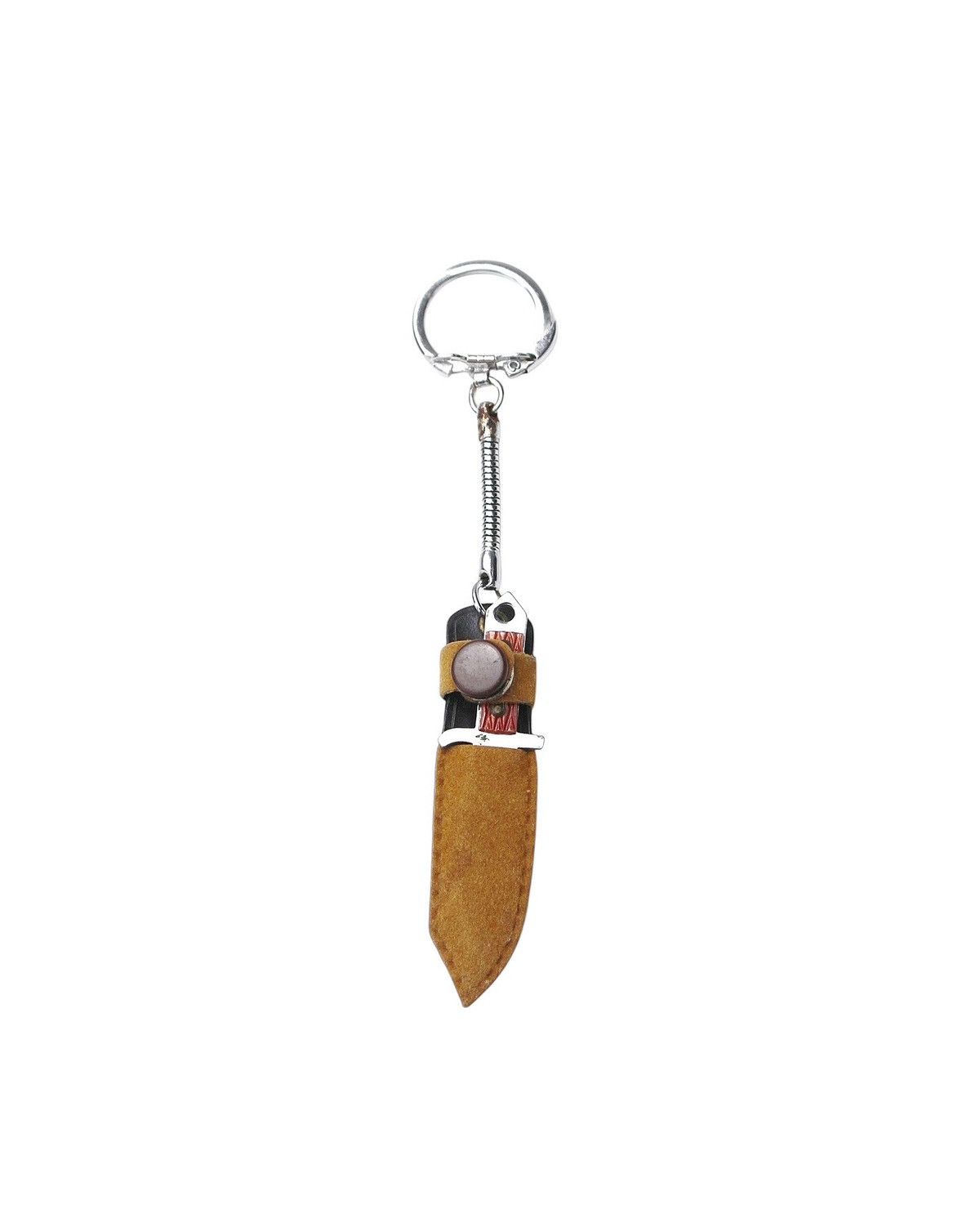 Vintage 2000S JAPANESE MADE MINI DAGGER KEYCHAIN WITH LEATHER SHEATH Size ONE SIZE - 1 Thumbnail